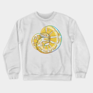 Chromatic albino ballpython Crewneck Sweatshirt